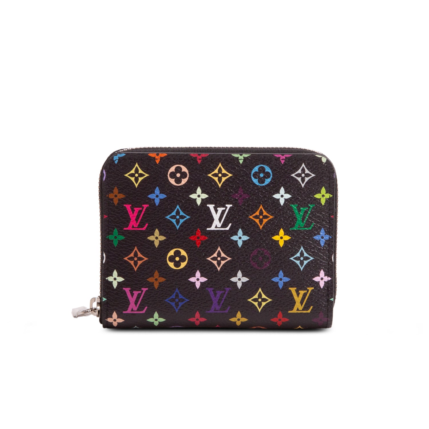 Louis Vuitton x Takahashi Murakami Black Monogram Multicolore Zippy Coin Purse
