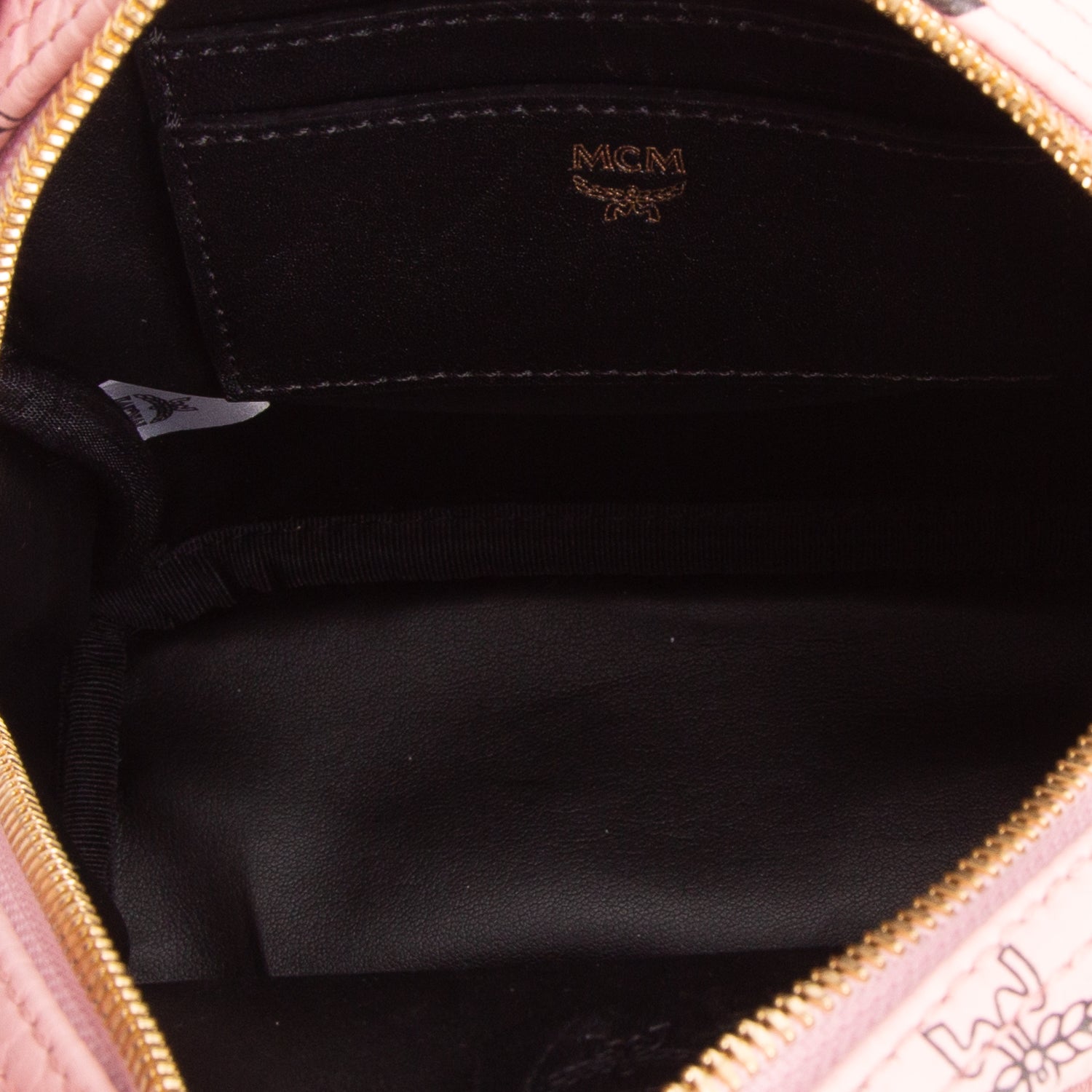 MCM Pink Visetos Extra Mini Strak Bebe Boo Side Studs Mini Stark Backpack