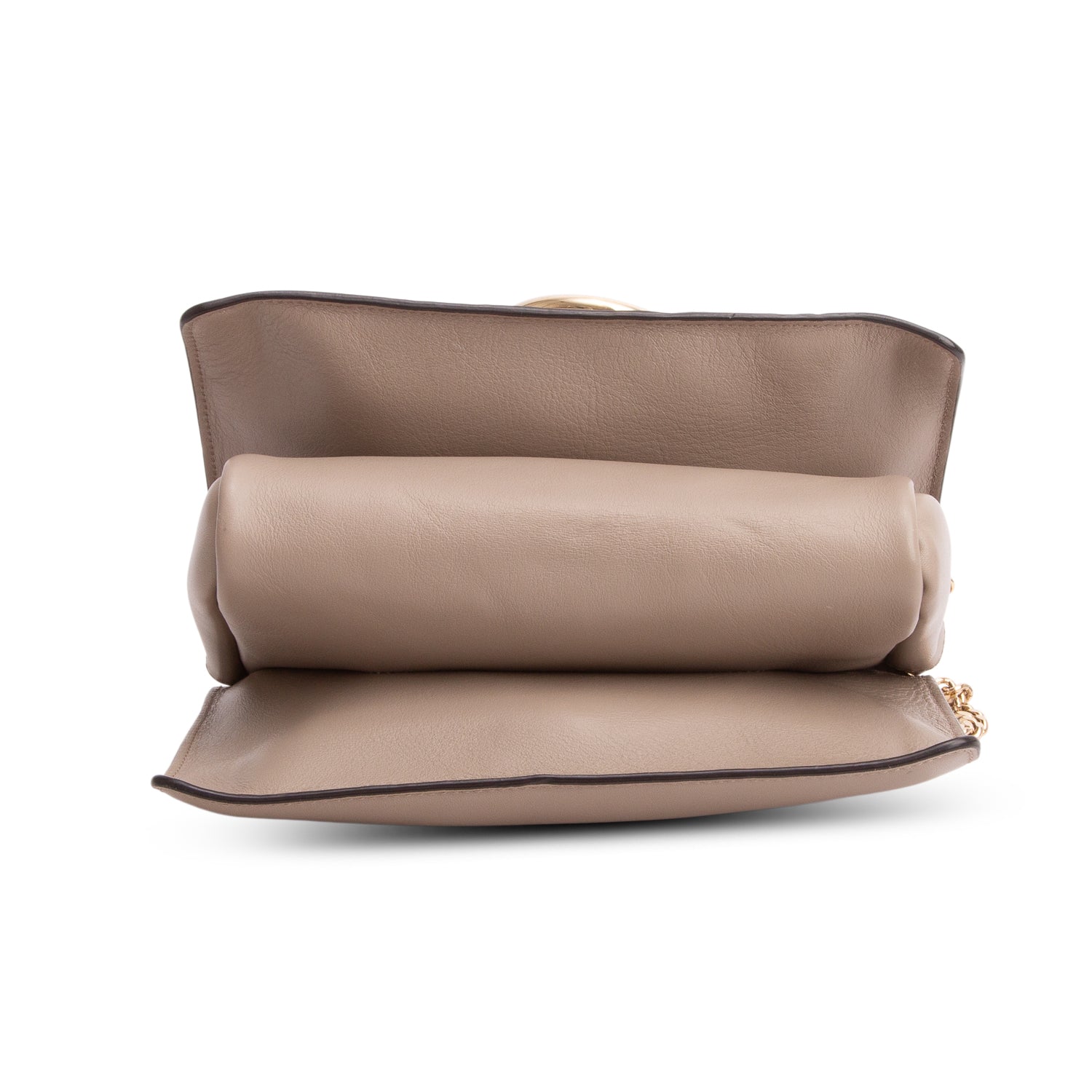 Chloe Grey Suede & Calfskin Leather Small Faye Shoulder Bag