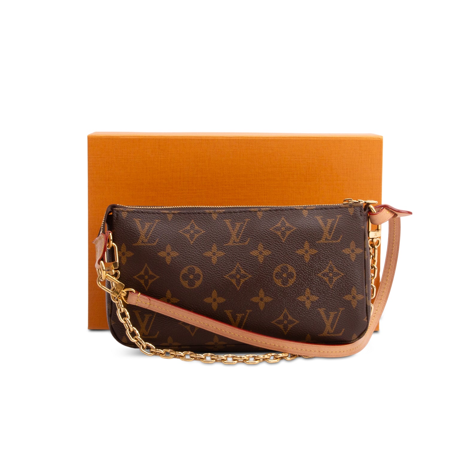 Louis Vuitton Monogram Pochette Accessoires w/ Box & Straps