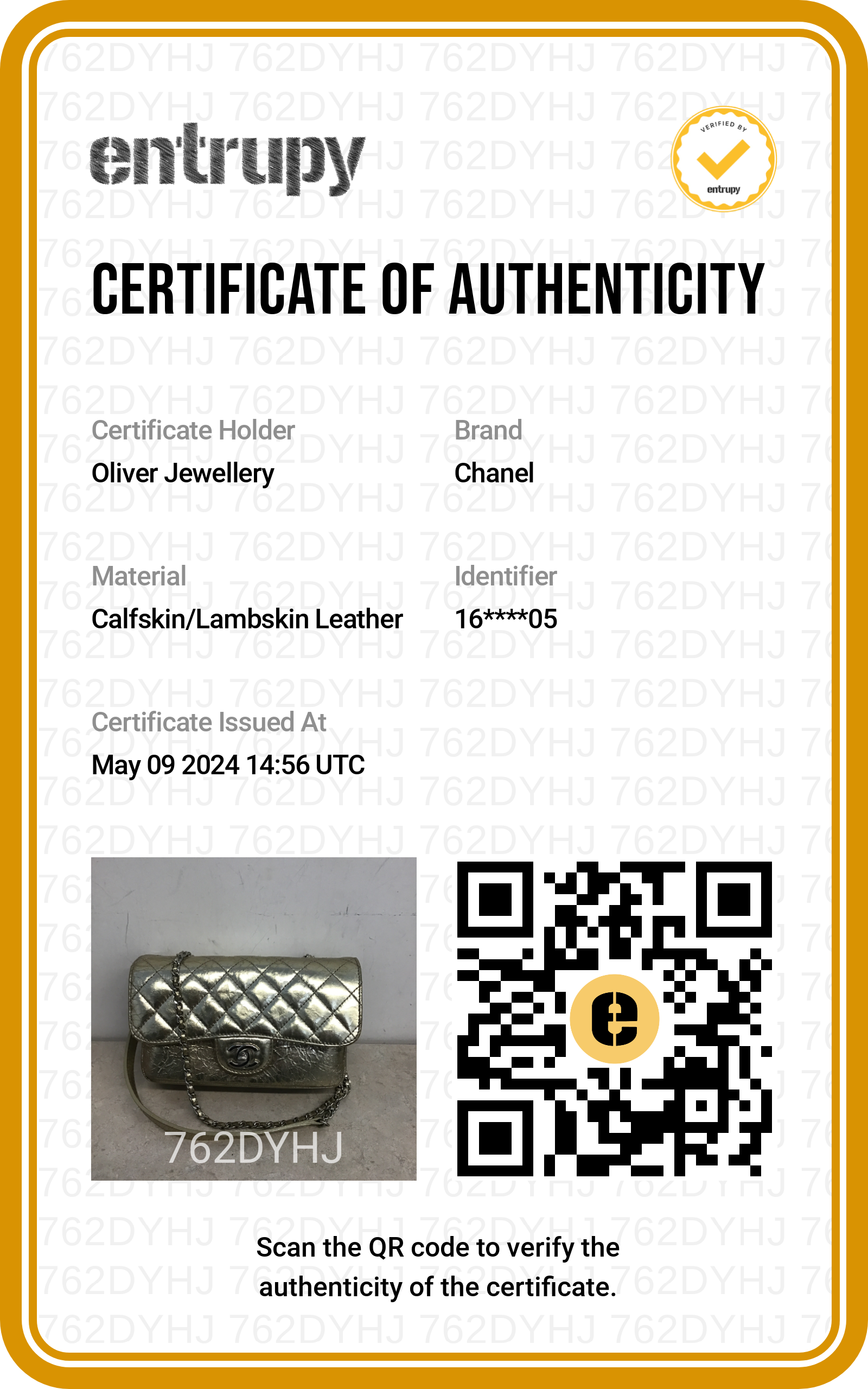 Chanel Metallic Gold Calfskin Leather Small Clams Pocket Flap Bag