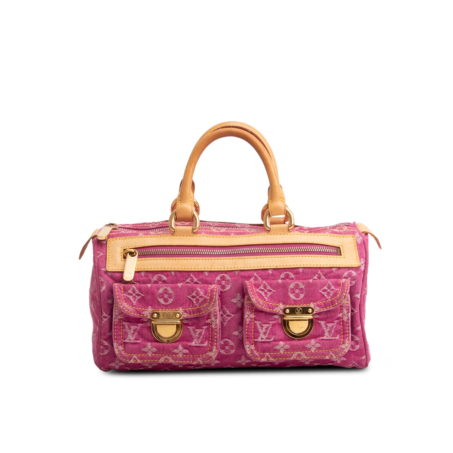 Louis Vuitton Pink Monogram Denim Neo Speedy Bag