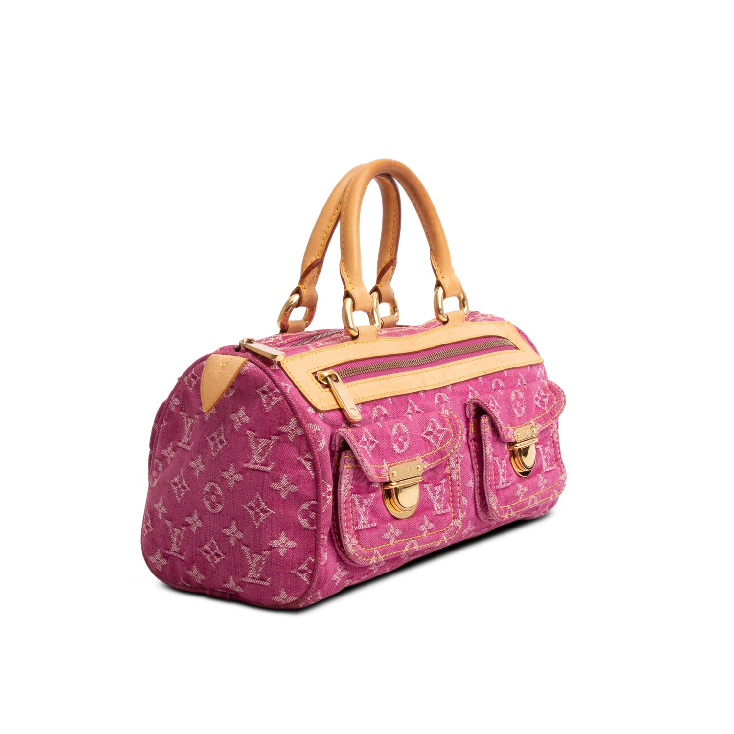 Louis Vuitton Pink Monogram Denim Neo Speedy Bag