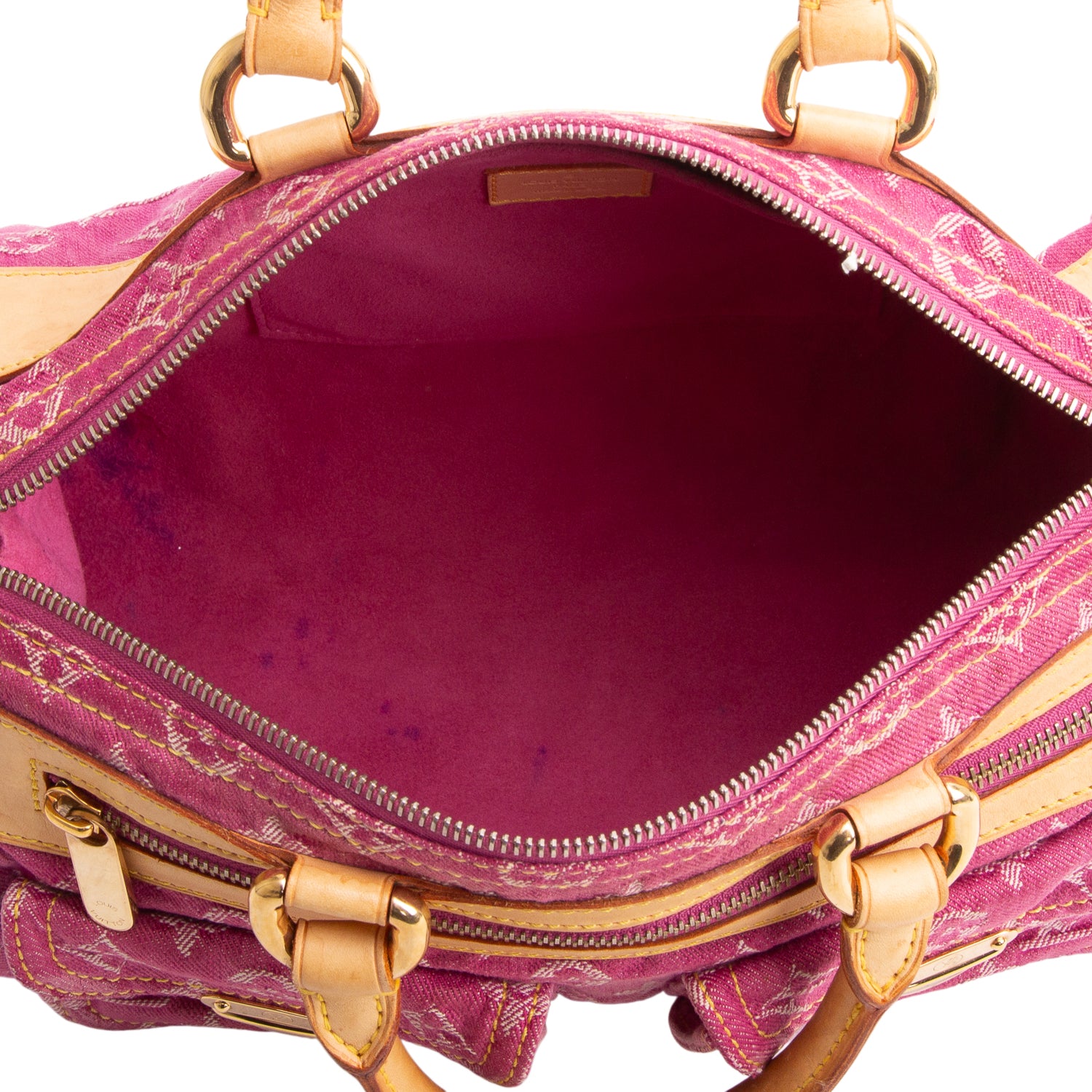 Louis Vuitton Pink Monogram Denim Neo Speedy Bag