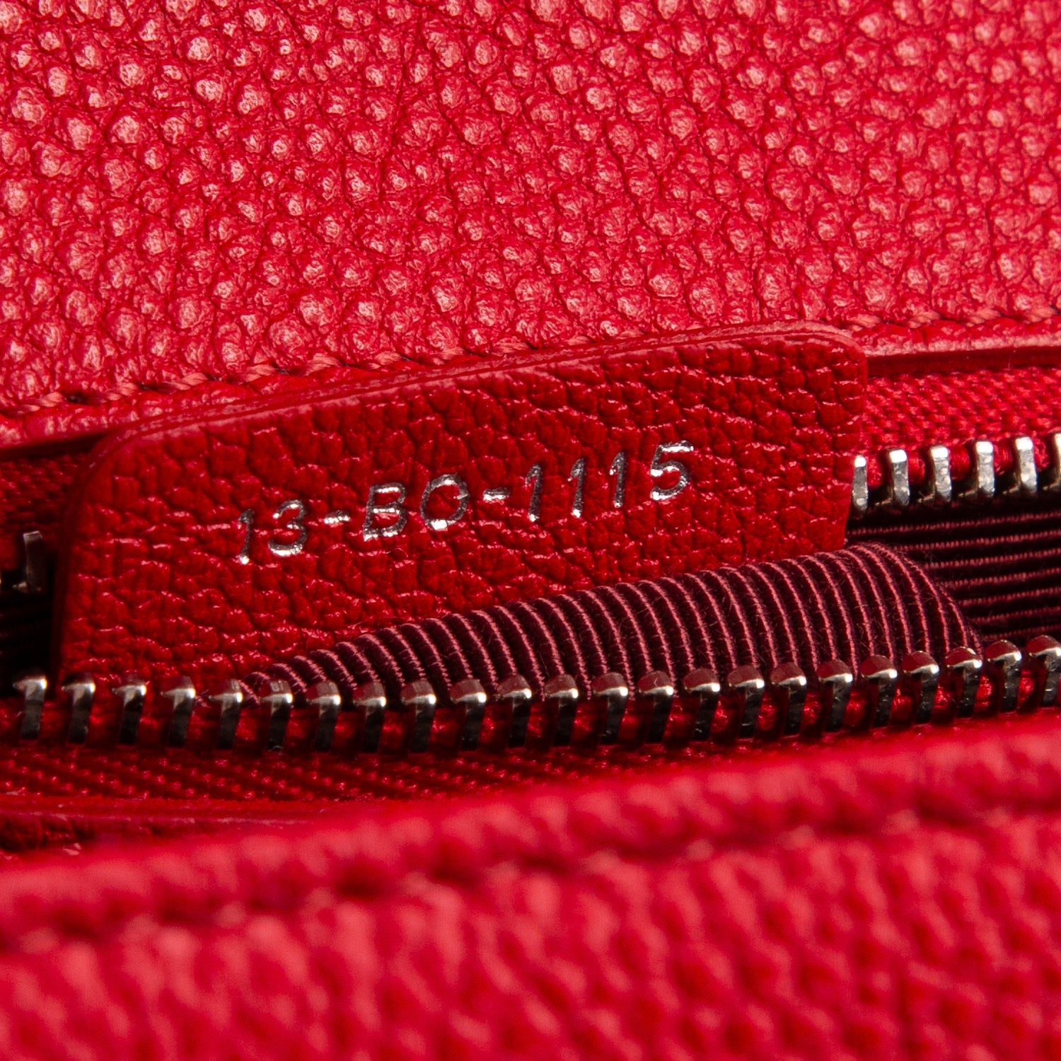 Christian Dior Red Calfskin Leather Small Diorama Flap Bag w/ Box & Authenticity Card