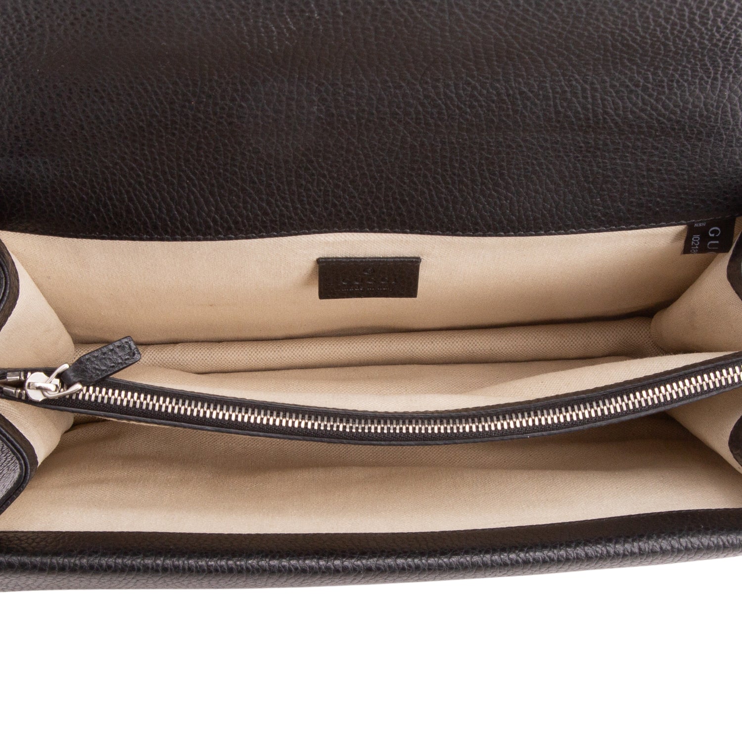 Gucci Black Pebbled Calfskin Dionysus Medium Shoulder Bag