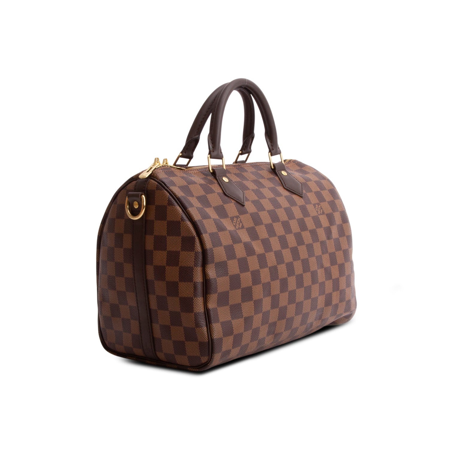 Louis Vuitton 2020 Damier Ebene Speedy Bandouliere 30 w/ Box, Strap & Receipt