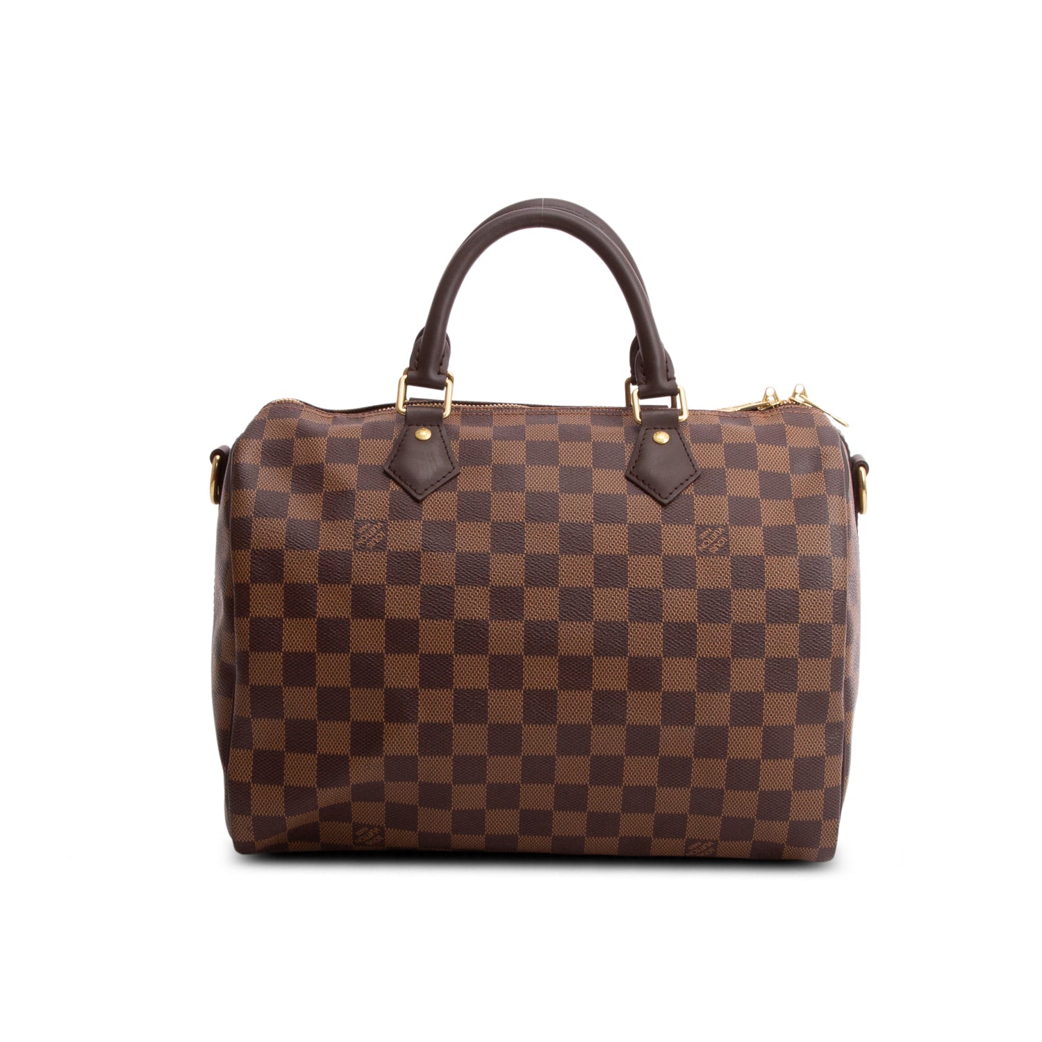 Louis Vuitton 2020 Damier Ebene Speedy Bandouliere 30 w/ Box, Strap & Receipt