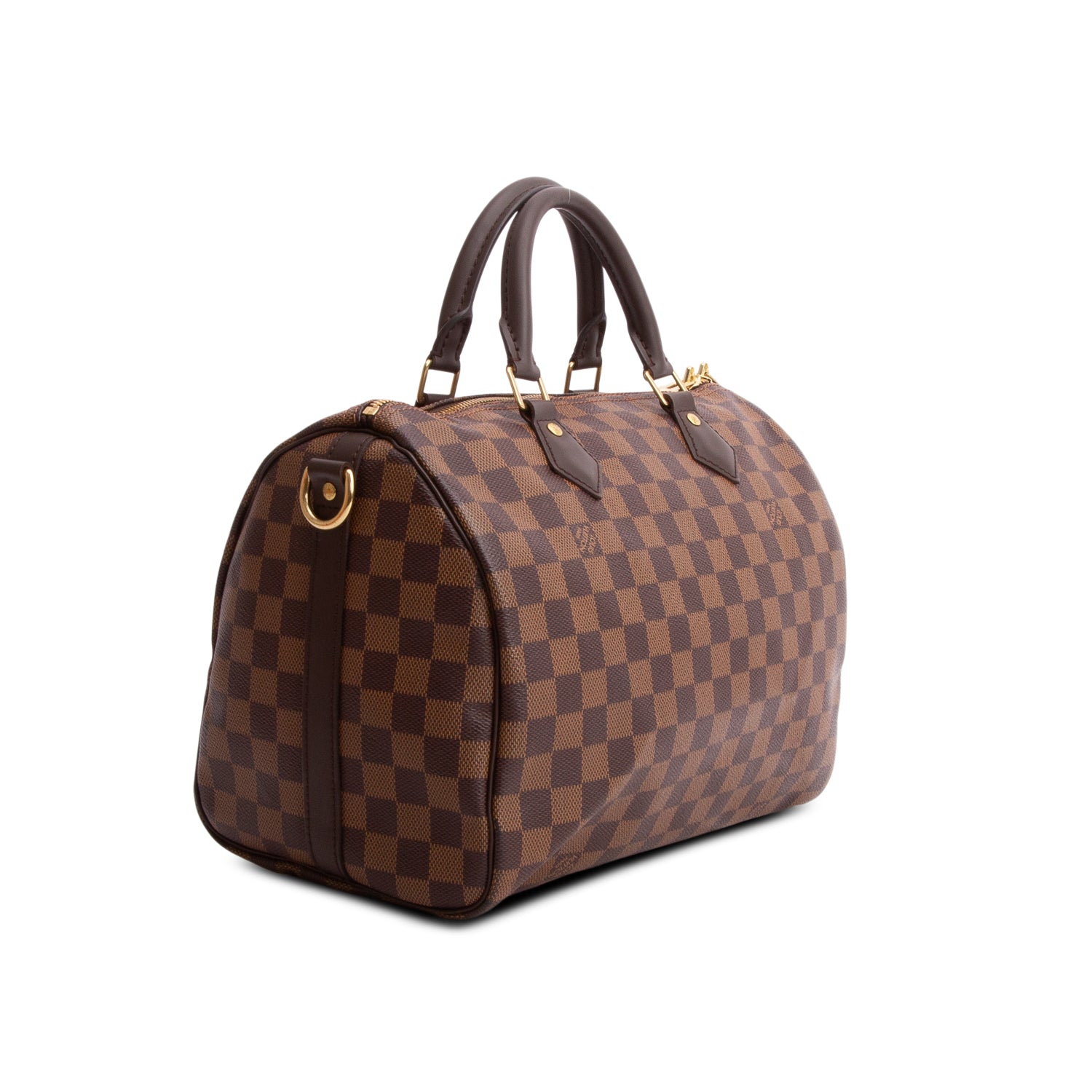 Louis Vuitton 2020 Damier Ebene Speedy Bandouliere 30 w/ Box, Strap & Receipt
