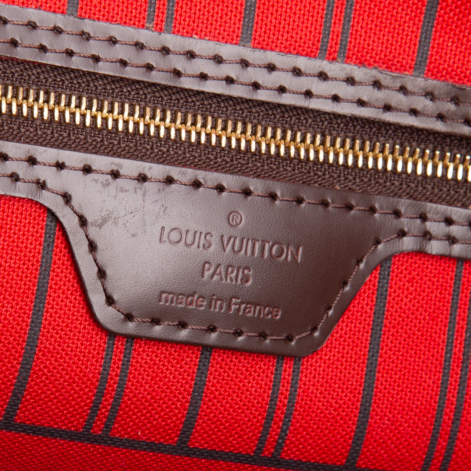 Louis Vuitton Damier Ebene Neverfull MM w/ Pouch