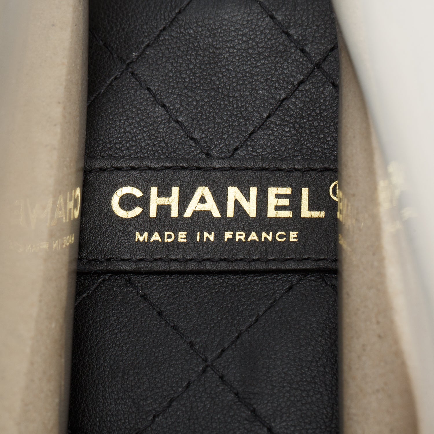 Chanel PVC Lambskin Sand By The Sea Flap w/ Pearl Strap