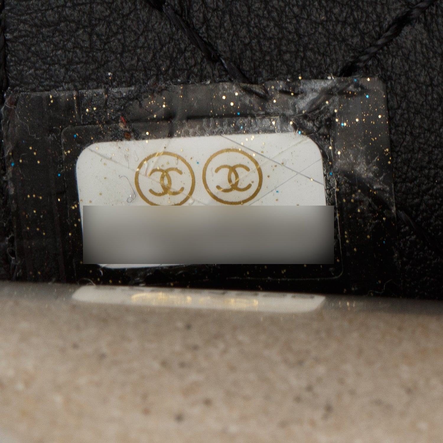 Chanel PVC Lambskin Sand By The Sea Flap w/ Pearl Strap