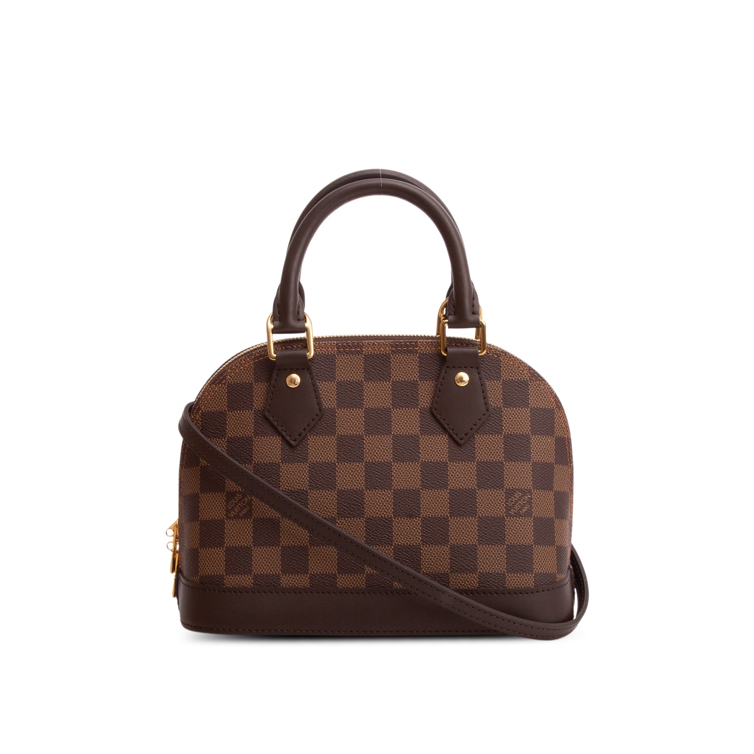 Louis Vuitton Damier Ebene Alma BB w/ Strap & Box