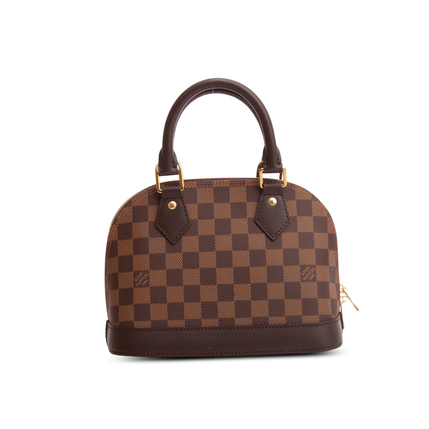 Louis Vuitton Damier Ebene Alma BB w/ Strap & Box