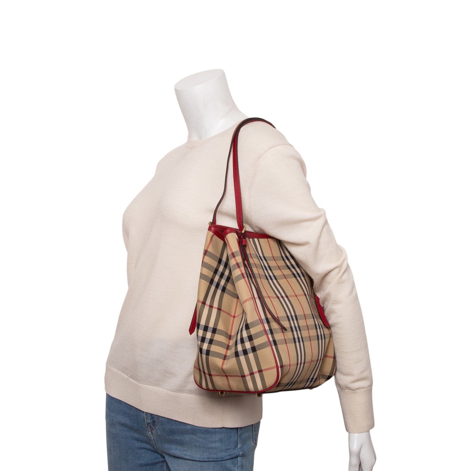 Burberry Haymarket Check Canterbury Tote
