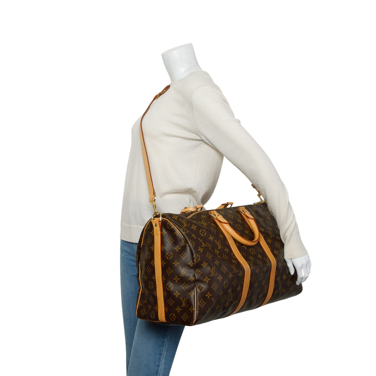 Louis Vuitton Monogram Keepall Bandouliere 50 w/ Strap