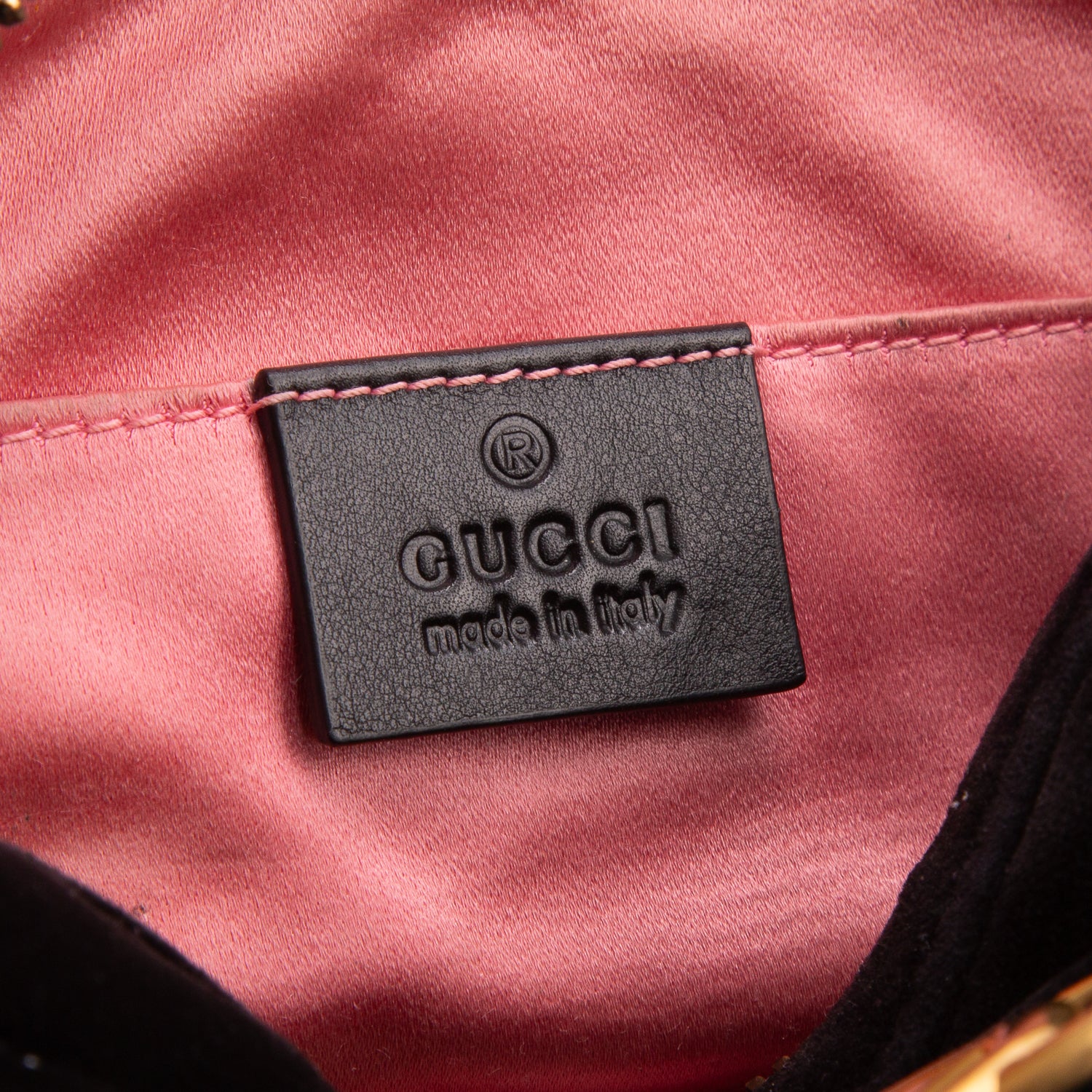 Gucci Black Velvet Matelasse GG Marmont Belt Bag, Size 85 34