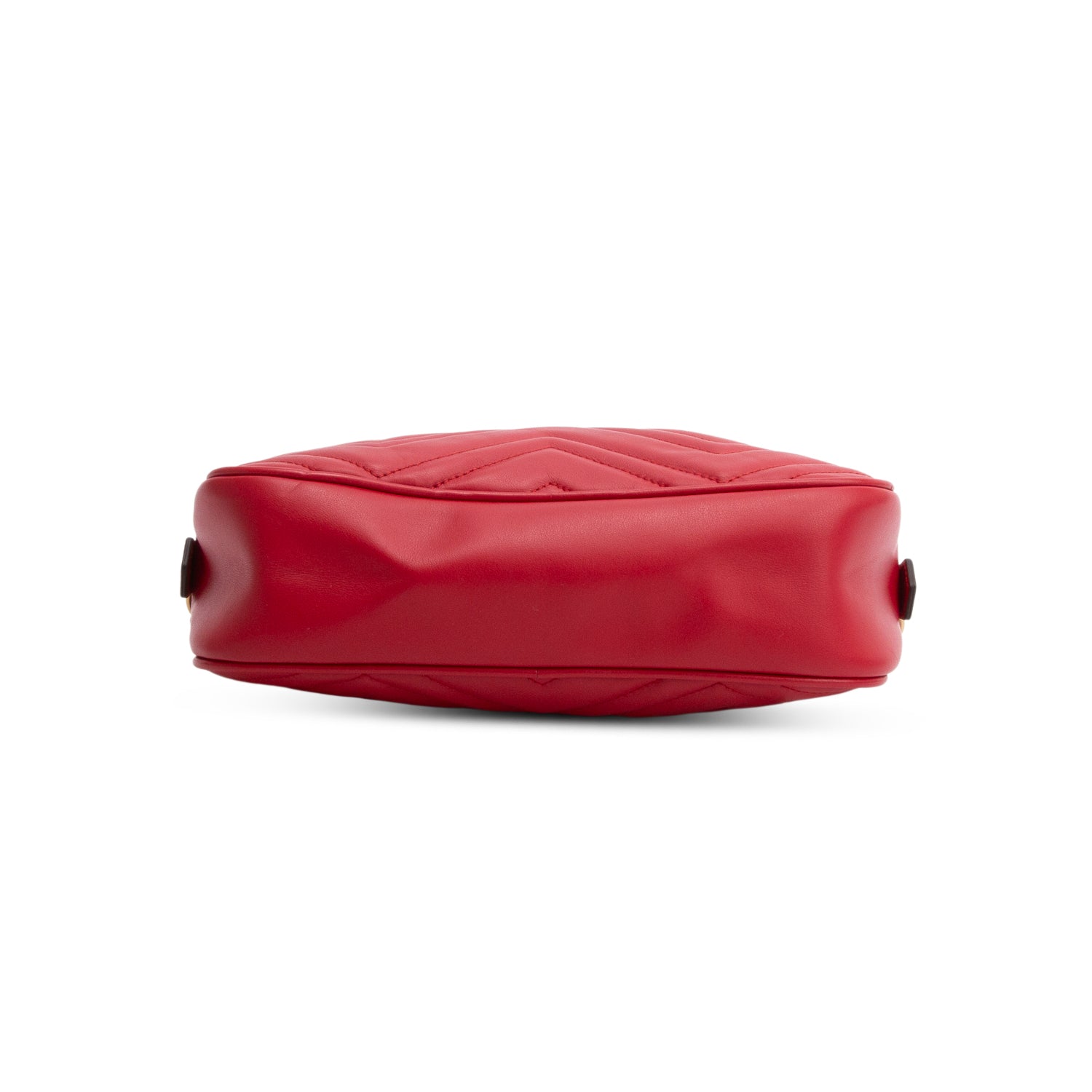 Gucci Red GG Marmont Matelasse Small Camera Bag
