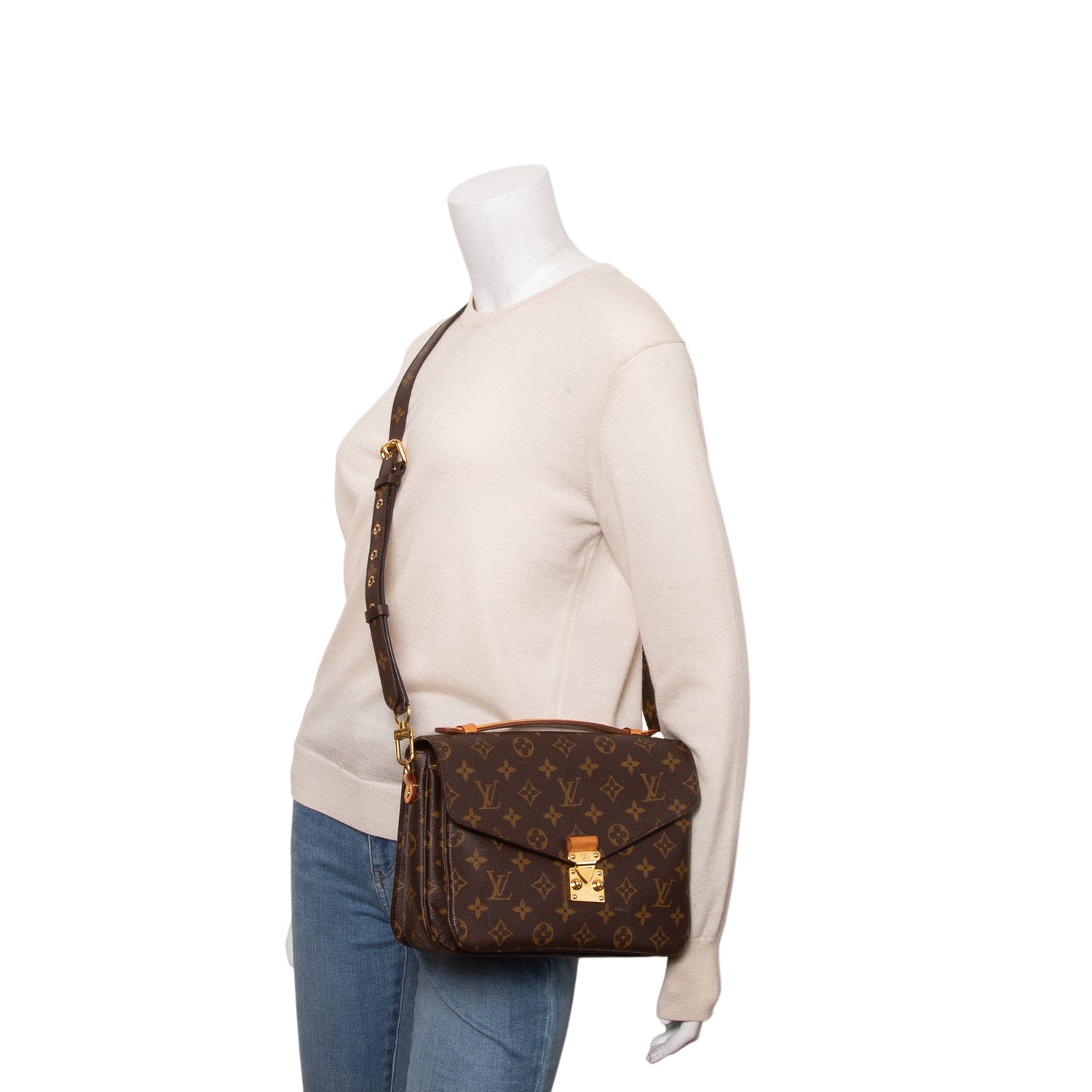 Louis Vuitton Monogram Pochette Metis w/ Strap