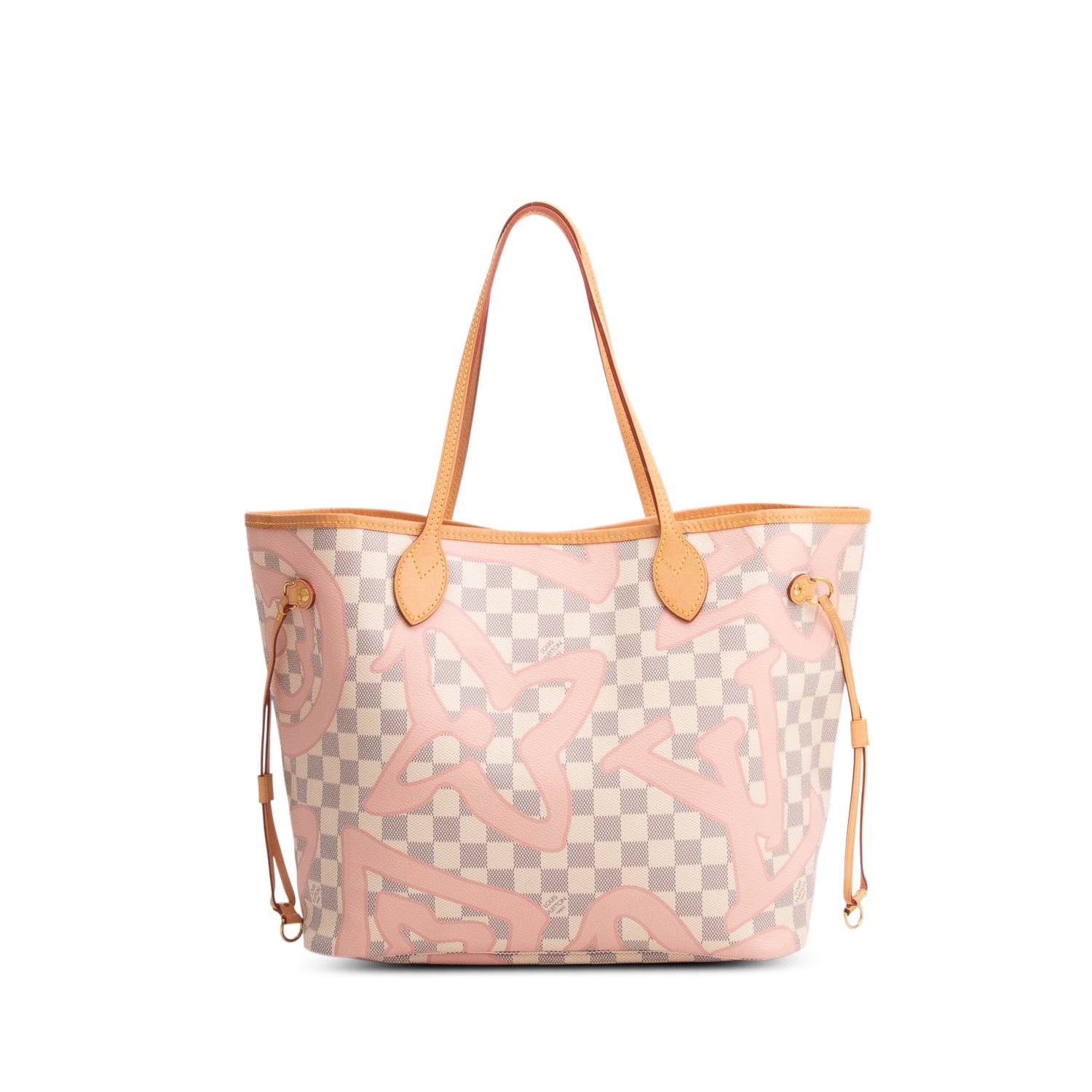 Louis Vuitton Damier Azur Tahitienne Neverfull MM w/ Pouch