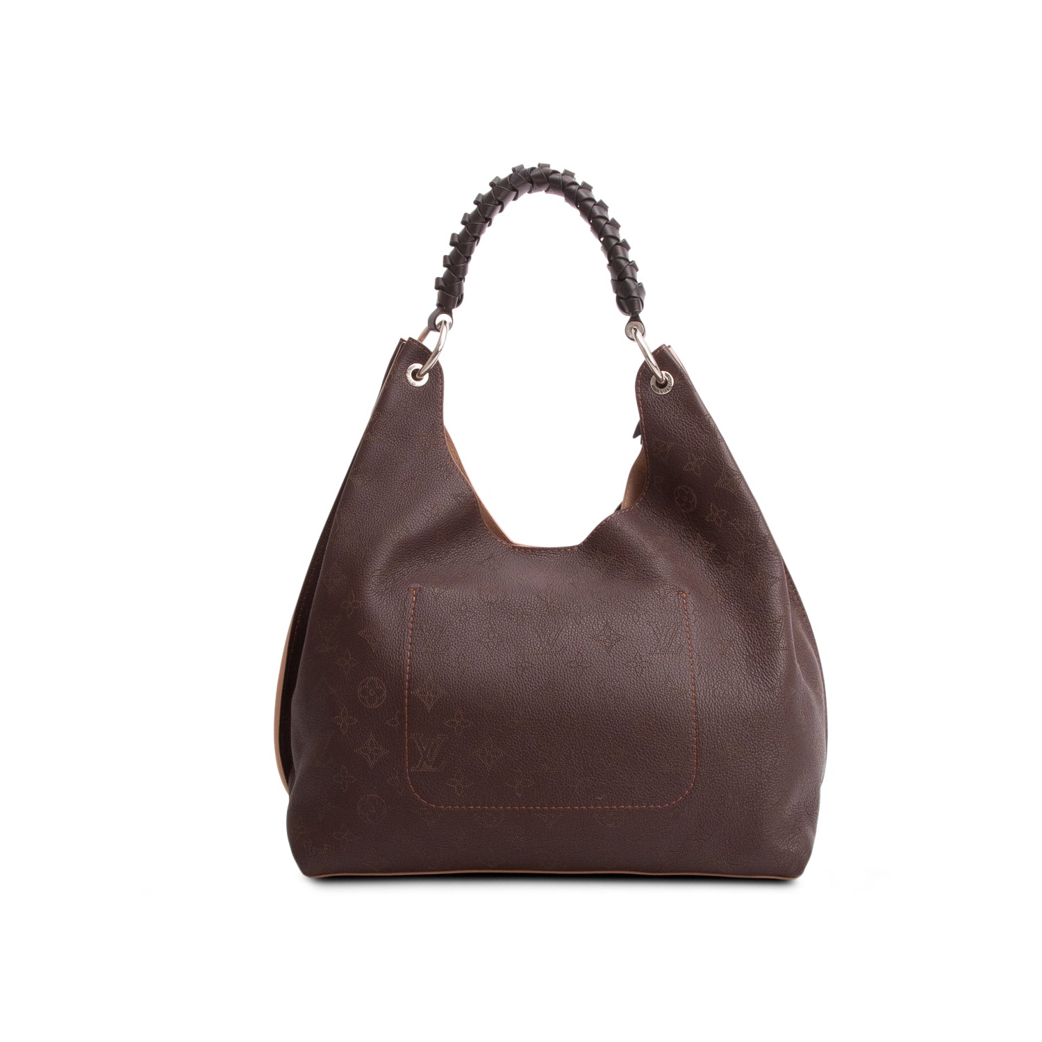 Louis Vuitton Brown Mahina Carmel Hobo