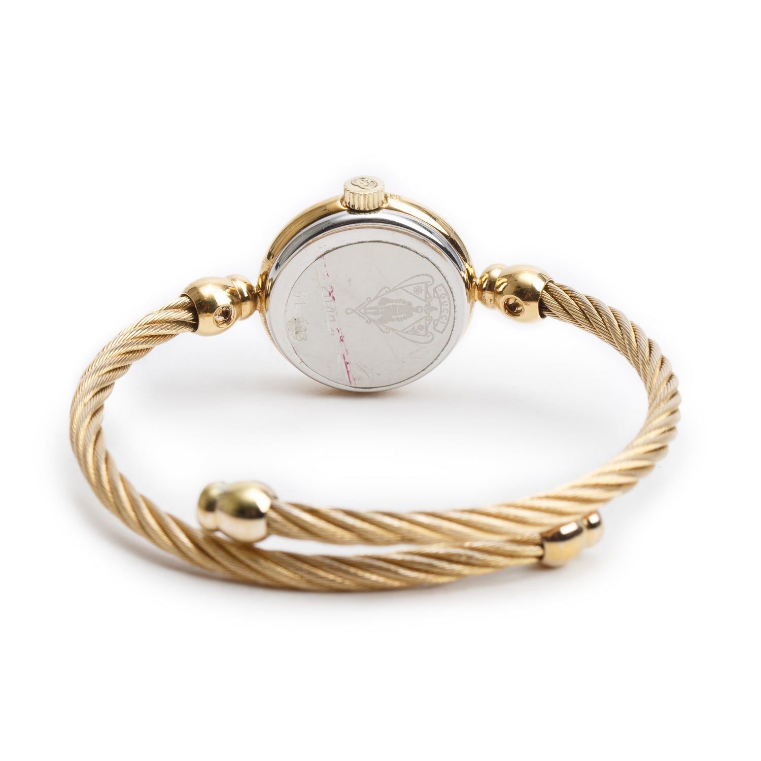 Gucci Gold-Plated Stainless Steel 2047 Series 20 MM Watch