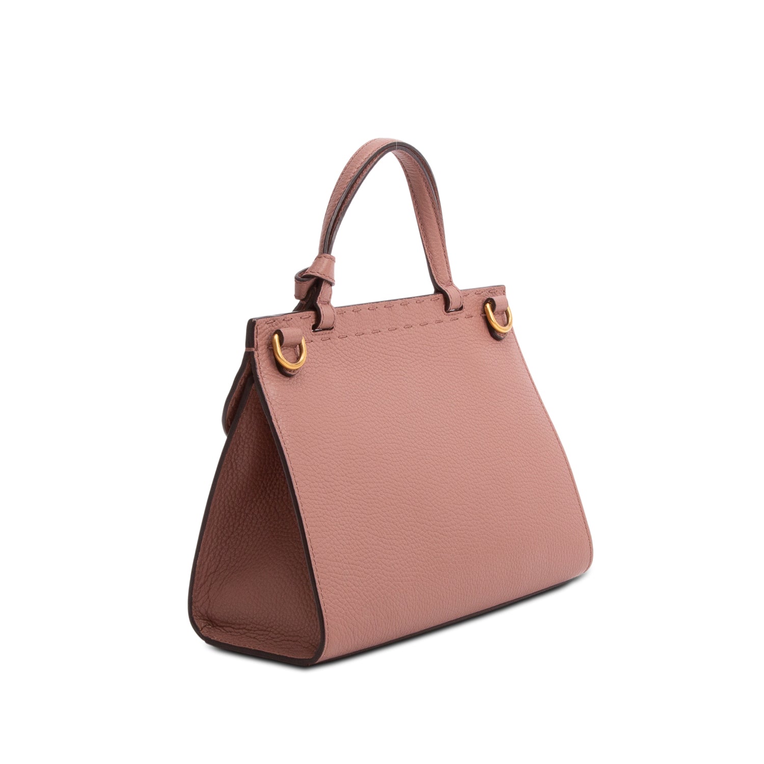 Gucci Pink Calfskin GG Marmont Small Top Handle w/ Strap