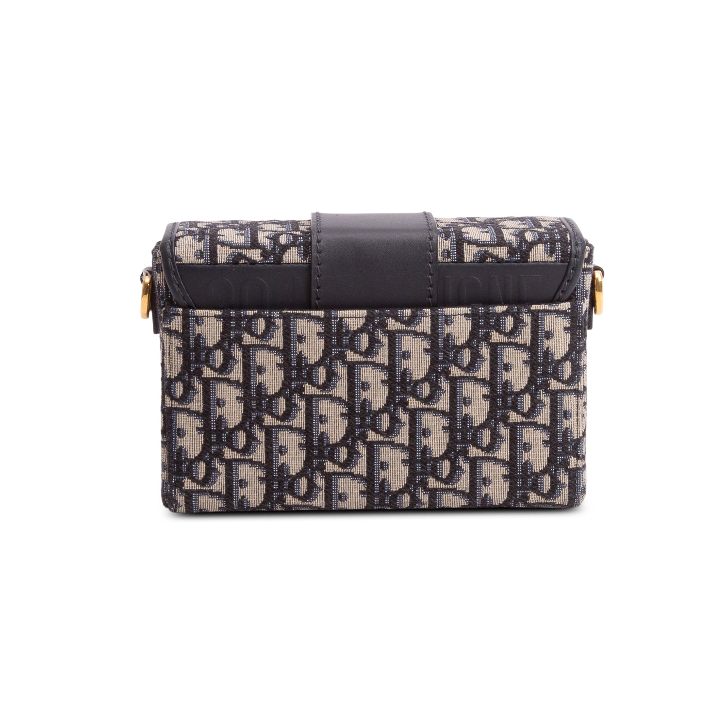 Christian Dior Blue Oblique 30 Montaigne Box Bag