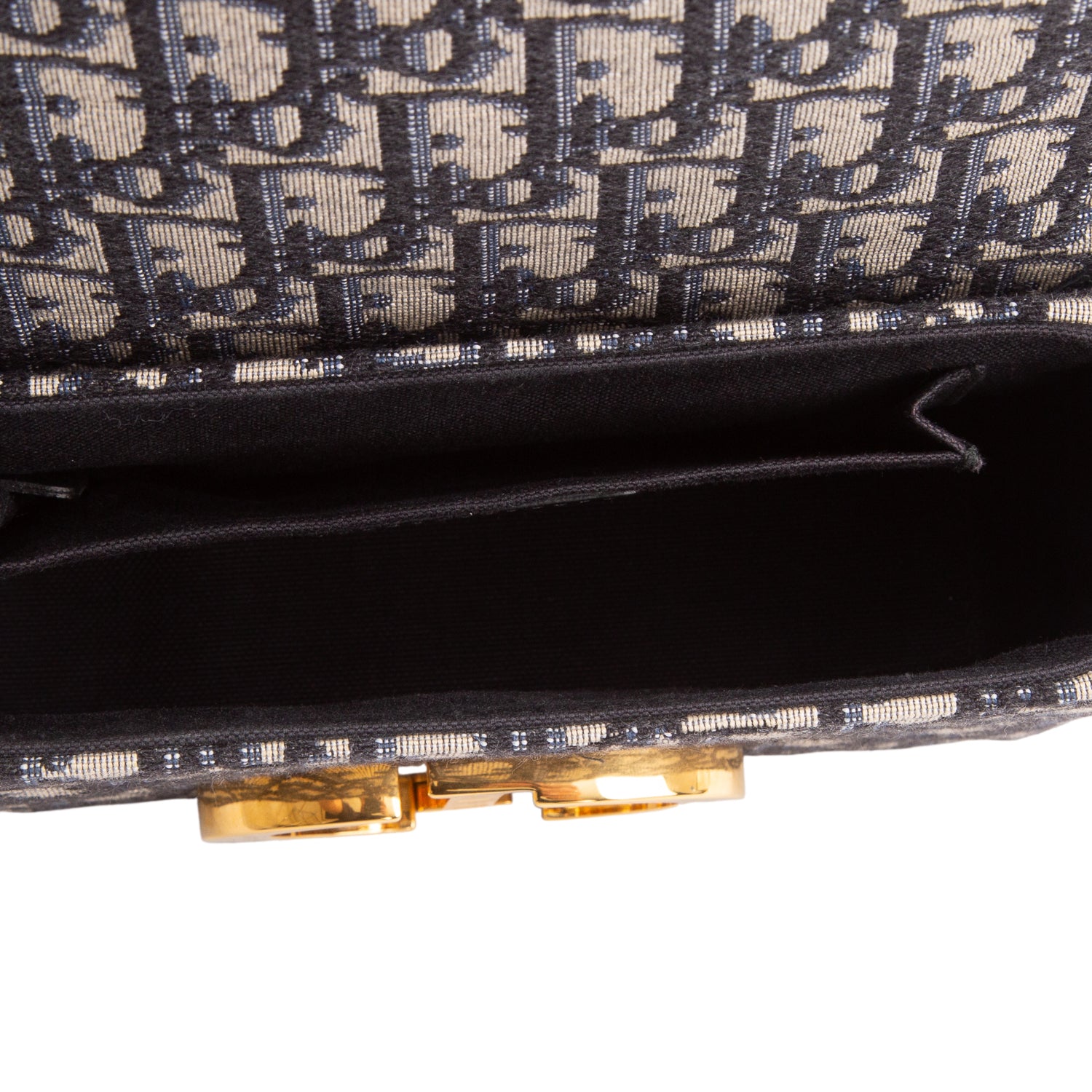Christian Dior Blue Oblique 30 Montaigne Box Bag