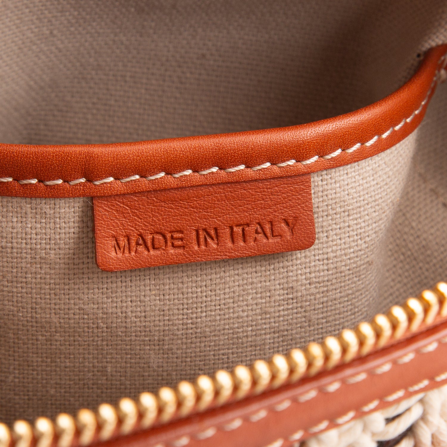 Burberry Beige Haymarket Rope Medium Alchester Satchel w/ Strap