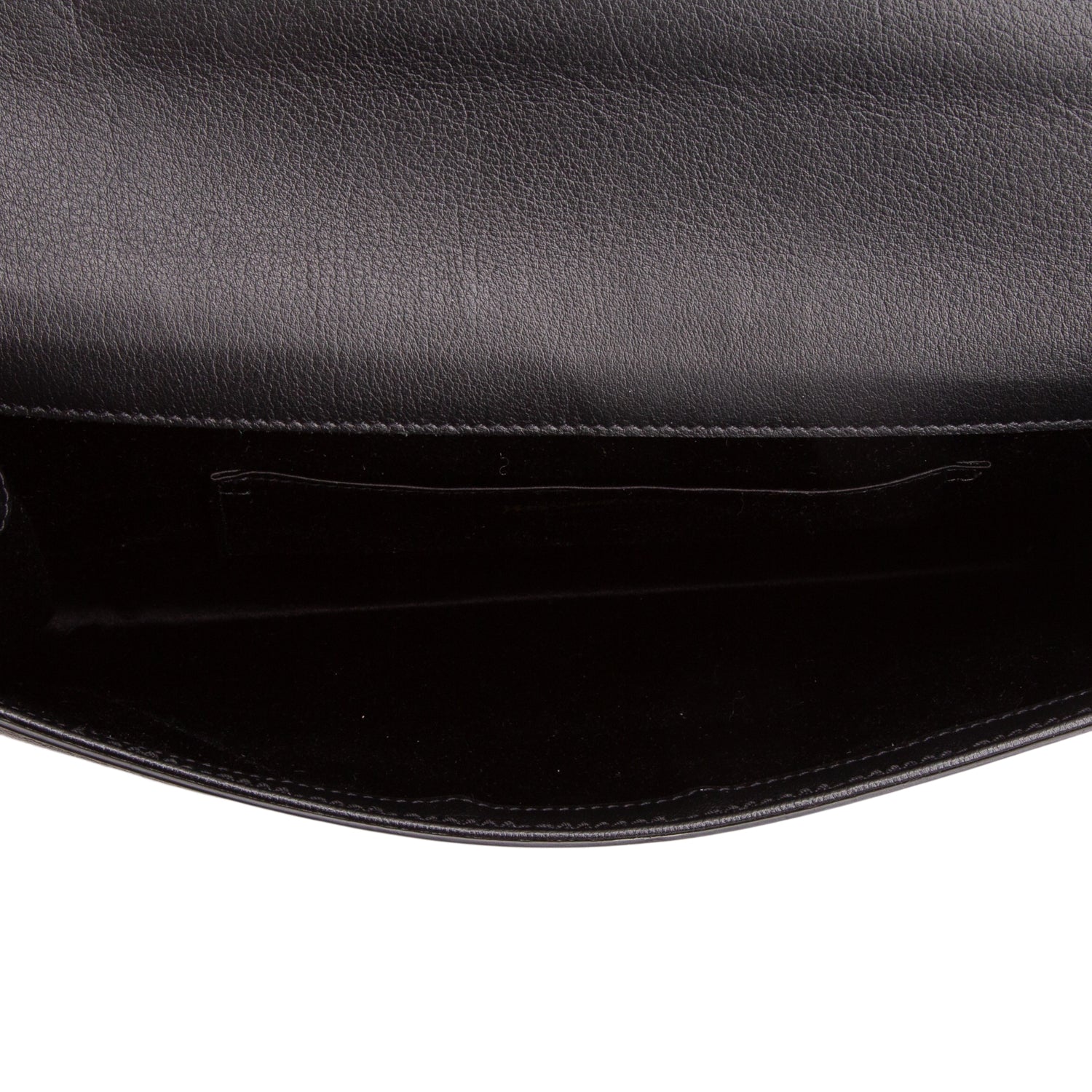 Saint Laurent Black Leather Belle de Jour Clutch