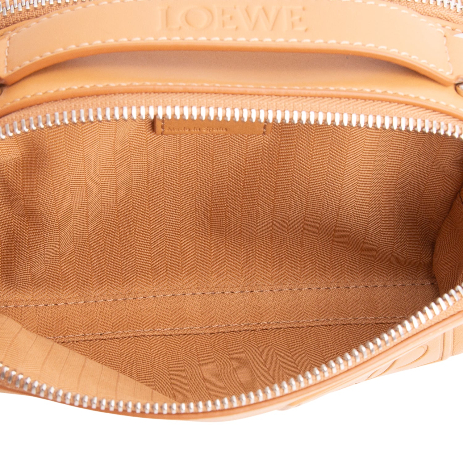 Loewe Brown Calfskin Mini Camera Crossbody Bag