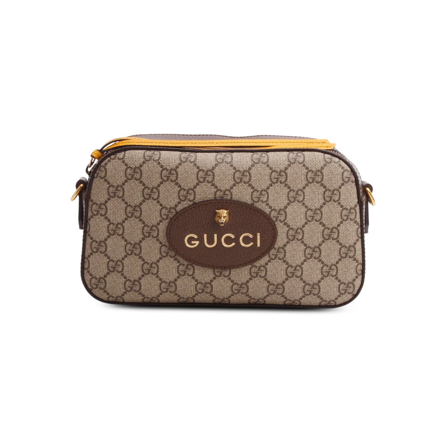 Gucci Neo Vintage GG Supreme Shoulder Bag w/ Box & Strap
