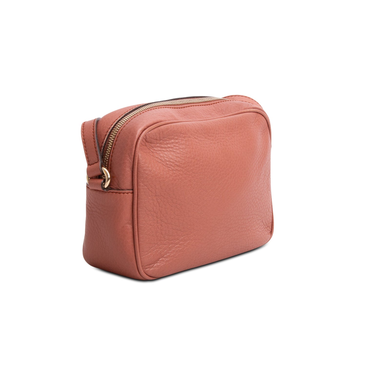 Gucci Pink Pebbled Calfskin Leather Small Soho Disco Bag
