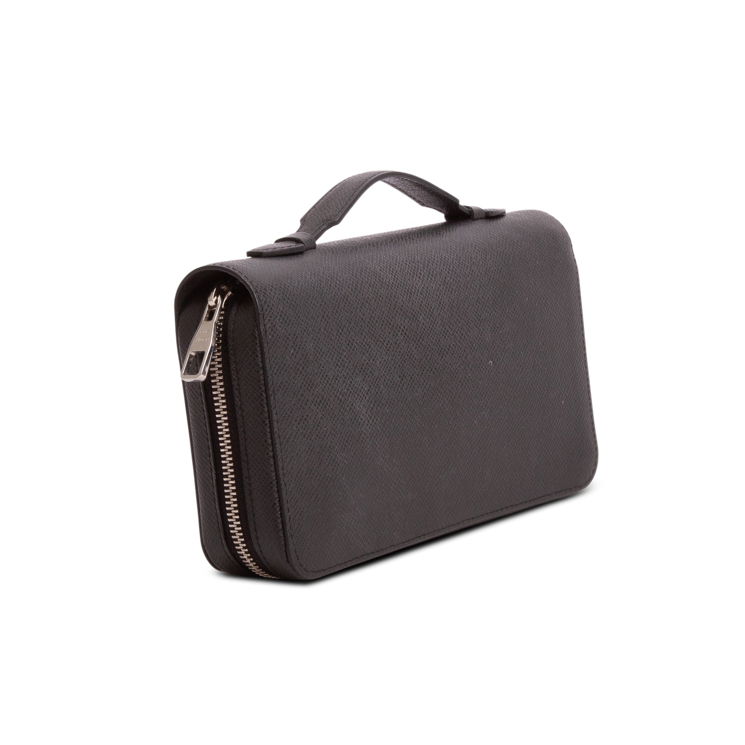 Louis Vuitton Black Taiga Leather Baikal Pochette Clutch
