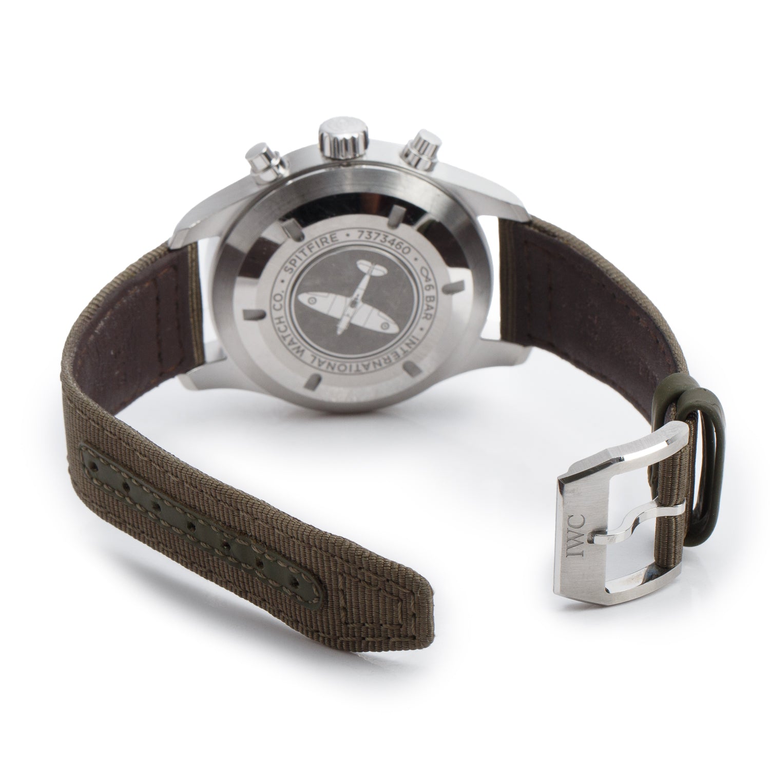 IWC 2024 Stainless Steel Pilot Spitfire 41 MM Automatic Watch Black Dial IW387901 w/ Box & Papers