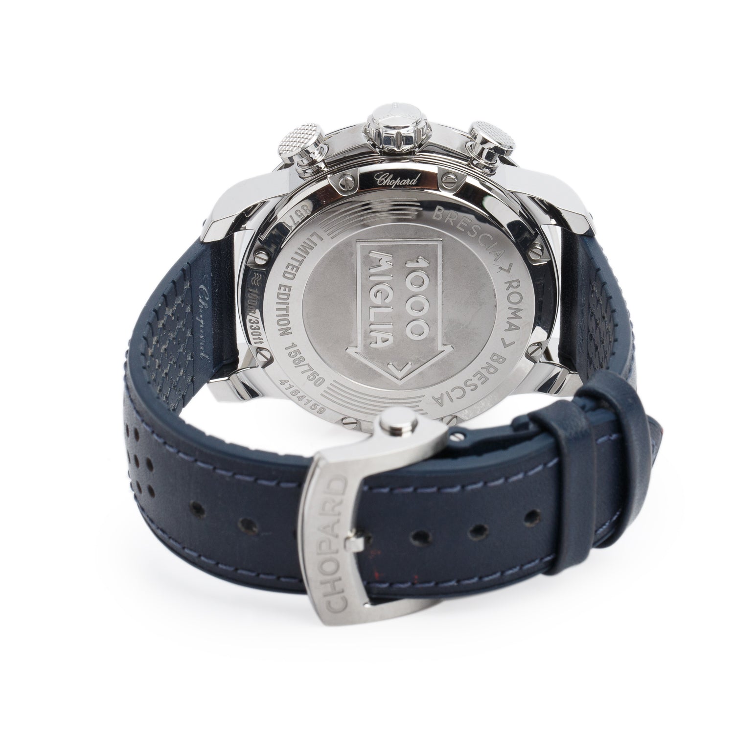 Chopard 2022 Stainless Steel Mille Miglia GTS Azzurro 44 MM Automatic Chronograph Watch Blue Dial w/ Box & Papers