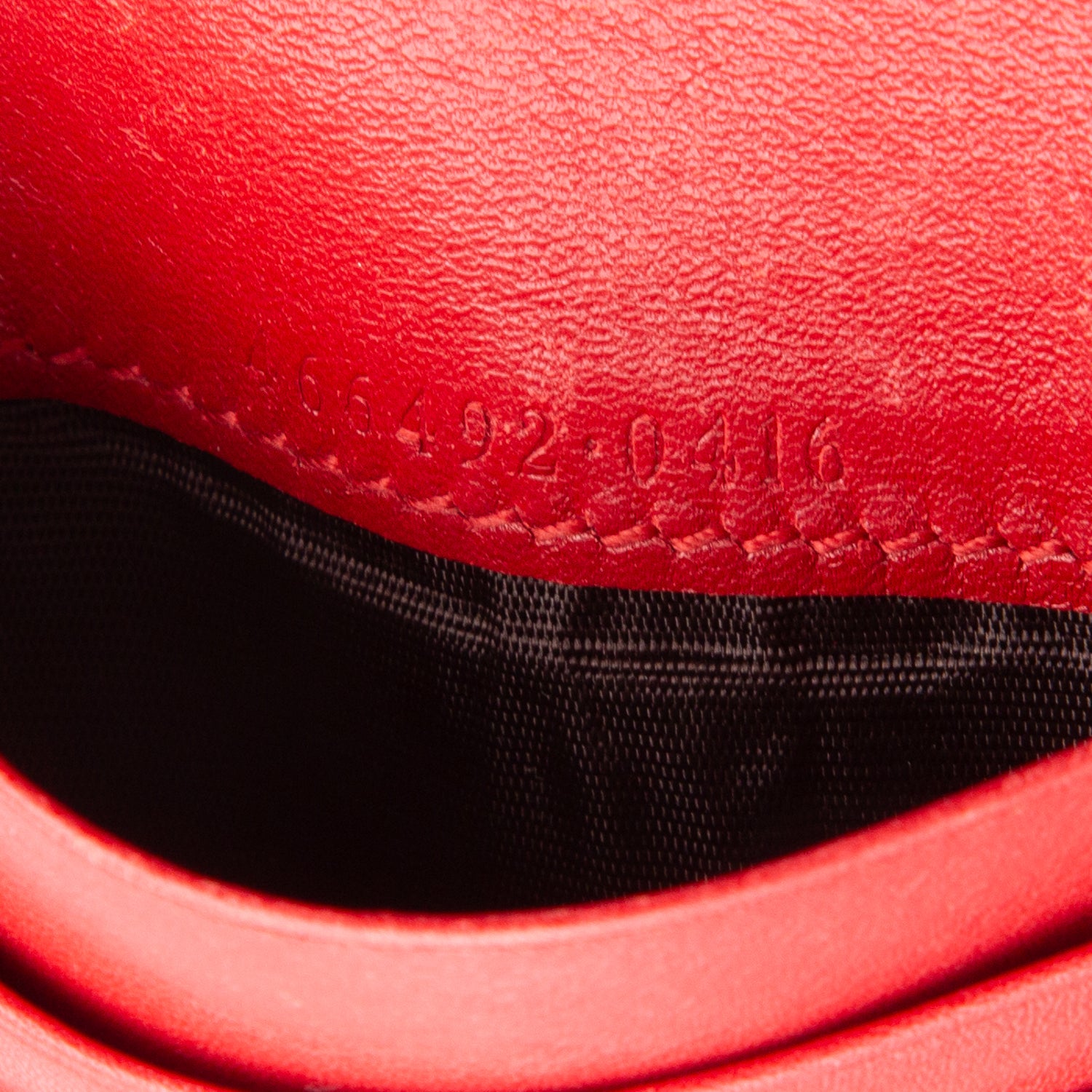 Gucci Red Quilted GG Marmont Leather Card Case Wallet