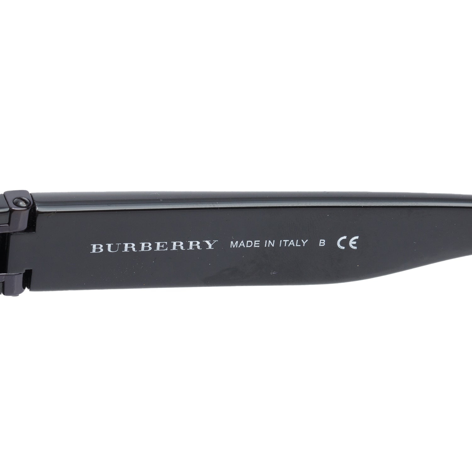 Burberry B 4094 Black Acetate Studded Rectangle Sunglasses w/ Case