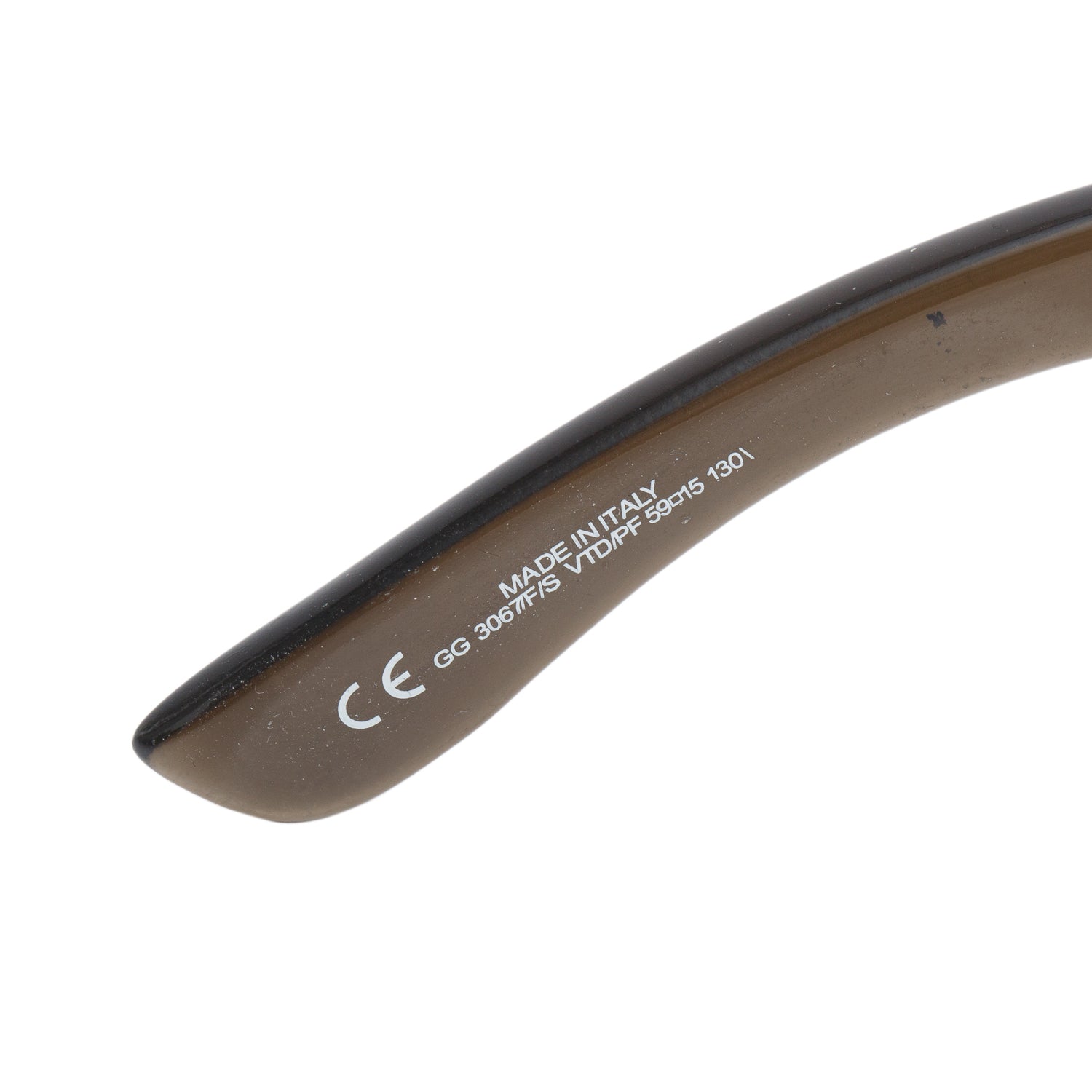 Gucci GG 306/F/S Brown Acetate Hysteria Oversized Square Sunglasses