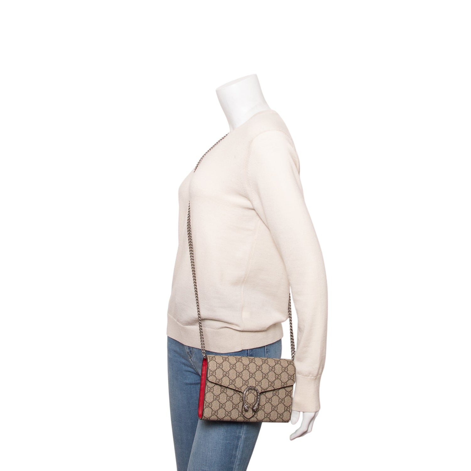 Gucci Dionysus GG Supreme Wallet on Chain