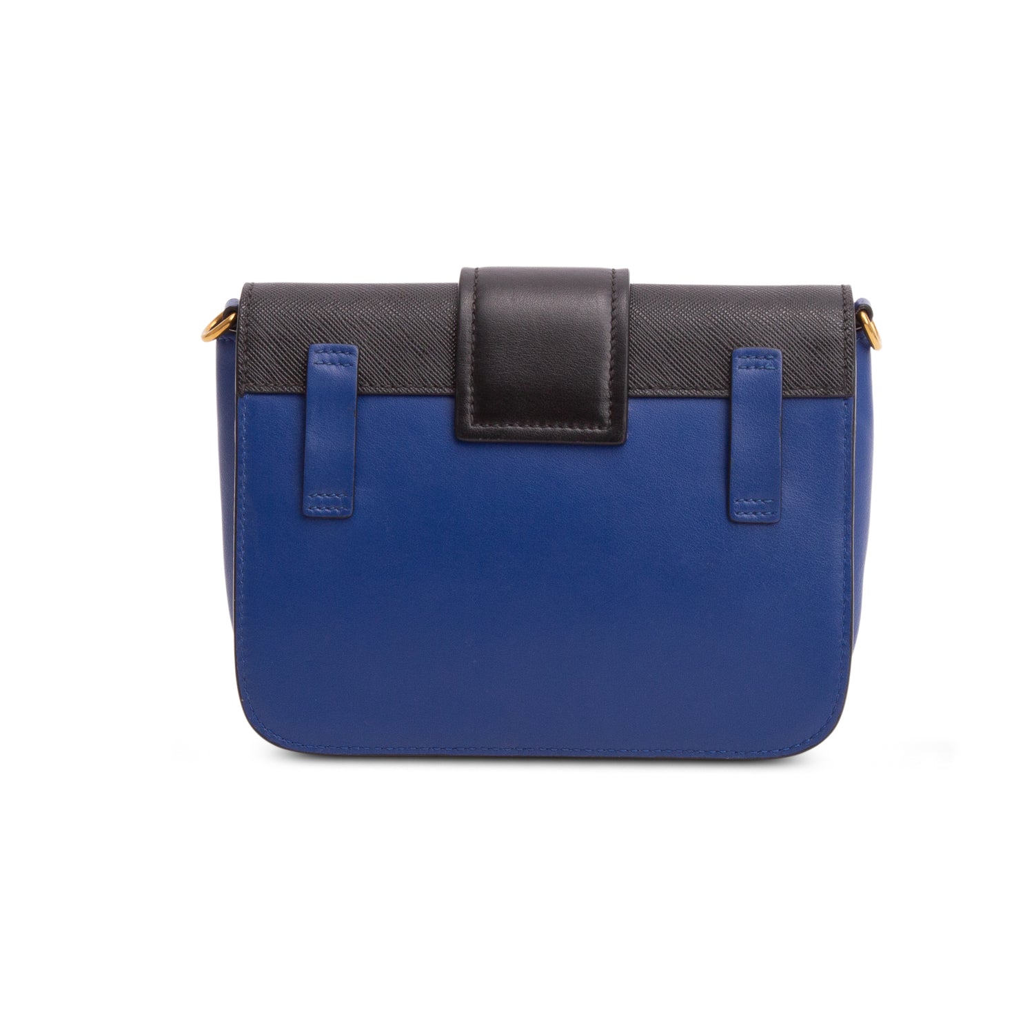 Prada Blue Saffiano City Calf Cahier Belt Bag w/ Authenticity Card & Straps