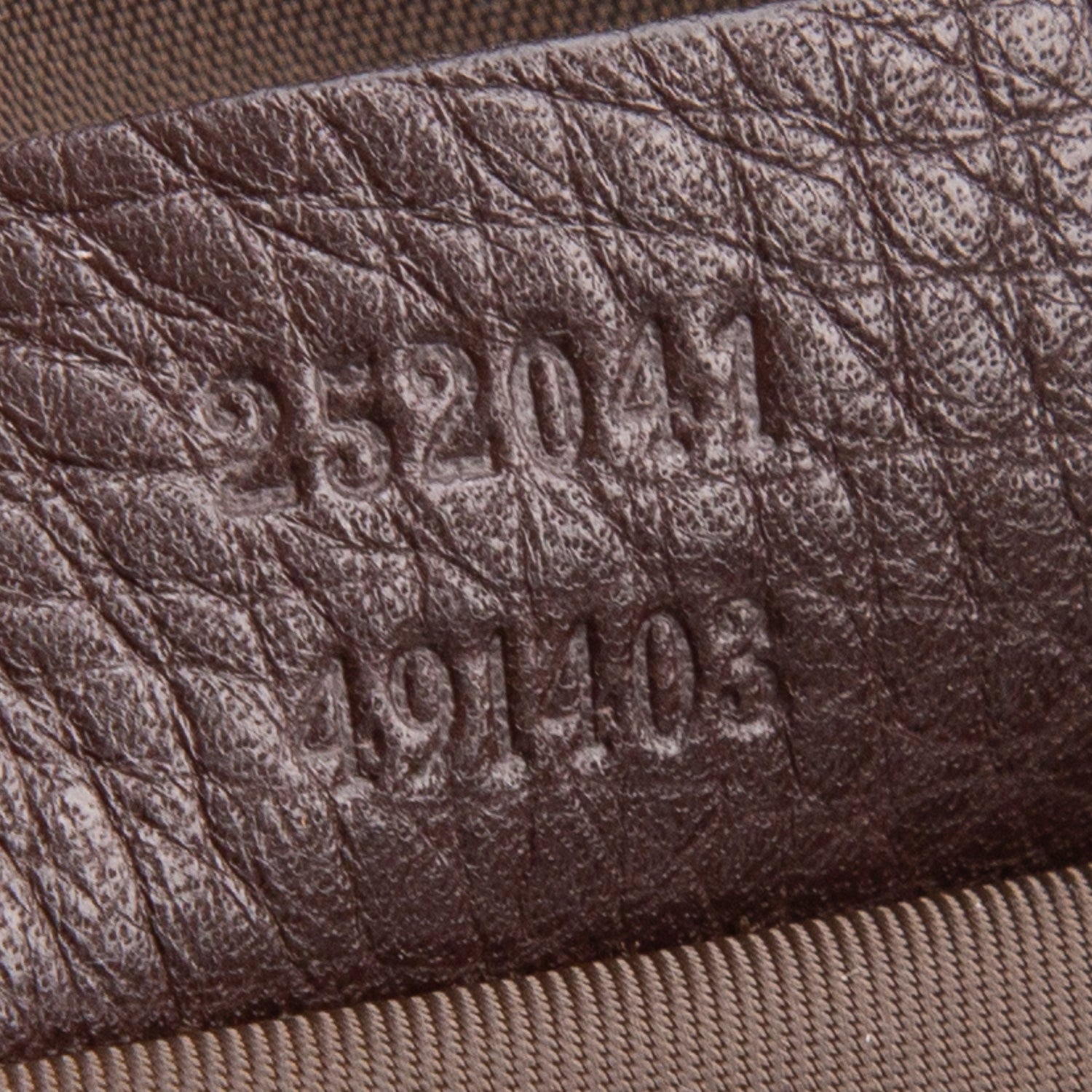 Gucci Beige Diamante Canvas 1973 GG Wristlet w/ Box