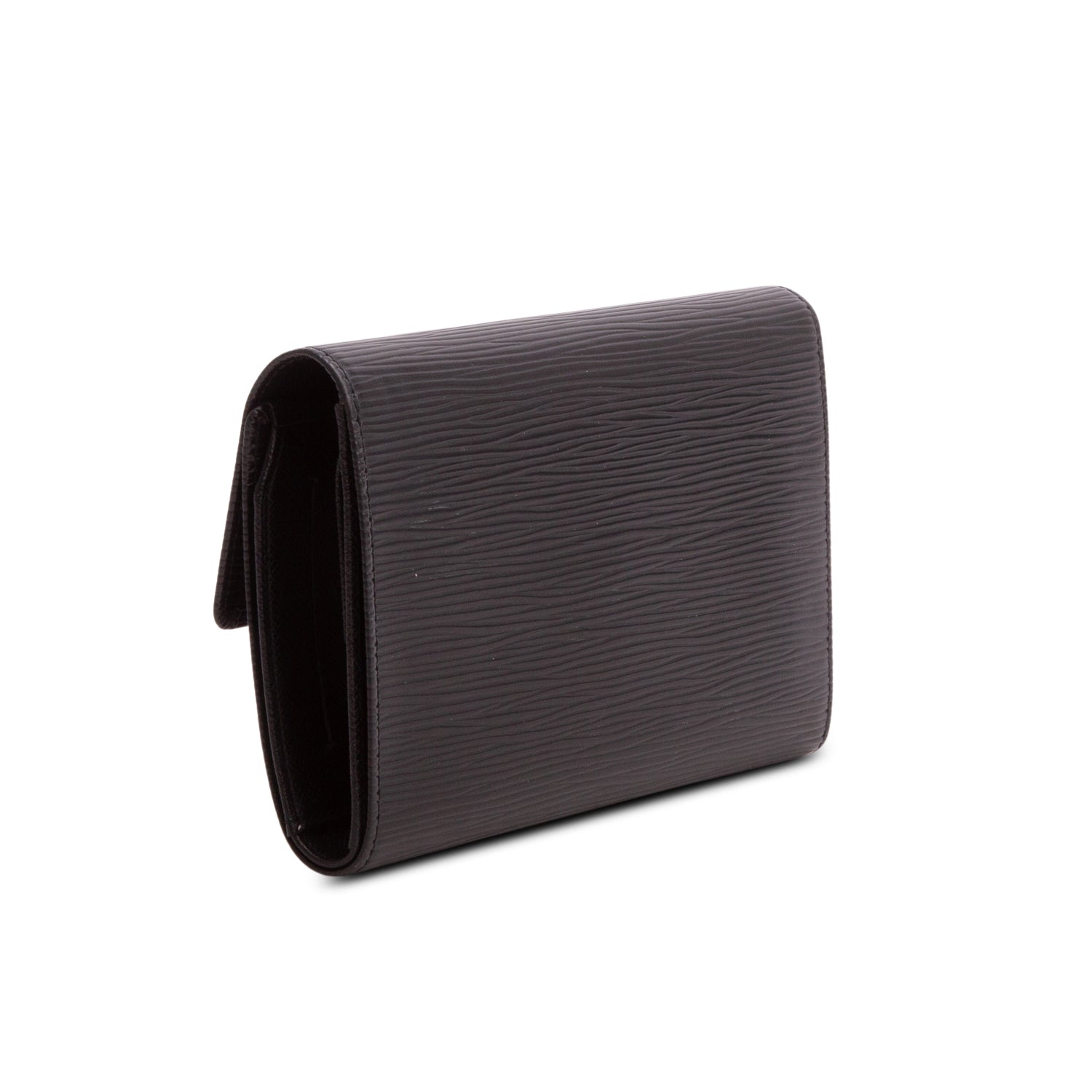 Louis Vuitton Black Epi Porte Tresor International Wallet