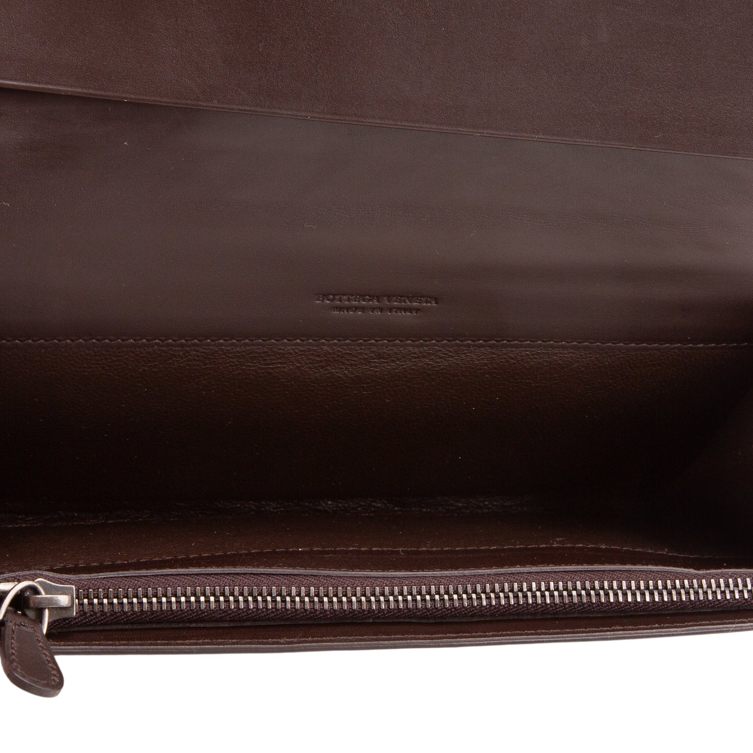 Bottega Veneta Brown Intrecciato Continental Flap Wallet