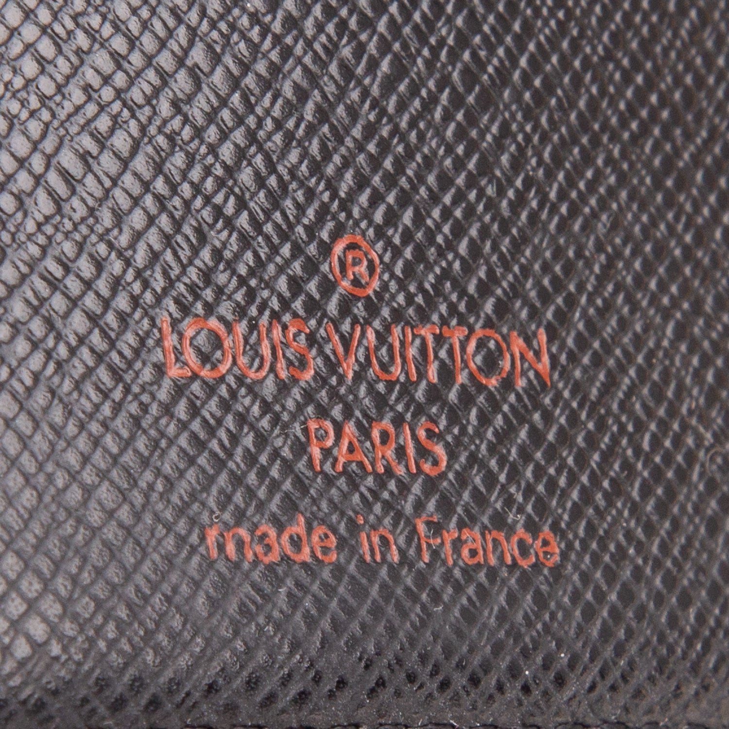 Louis Vuitton Vintage Black Epi Medium Ring Agenda Cover