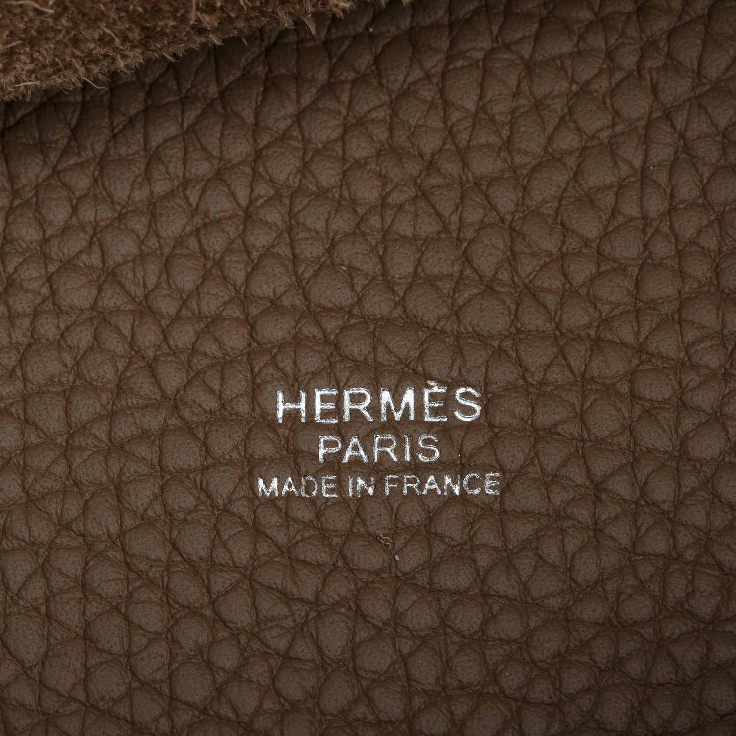 Hermes 2021 Etoupe Taurillon Clemence Picotin Lock 22 w/ Box