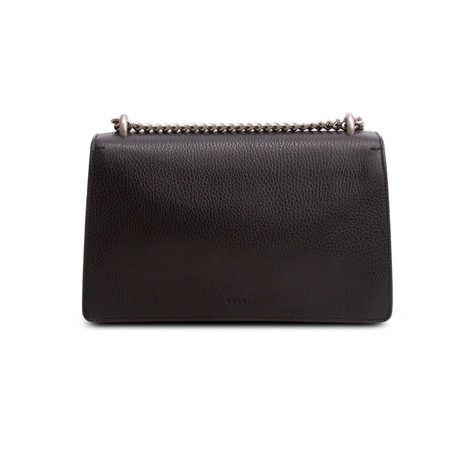 Gucci Black Pebbled Calfskin Small Dionysus Shoulder Bag