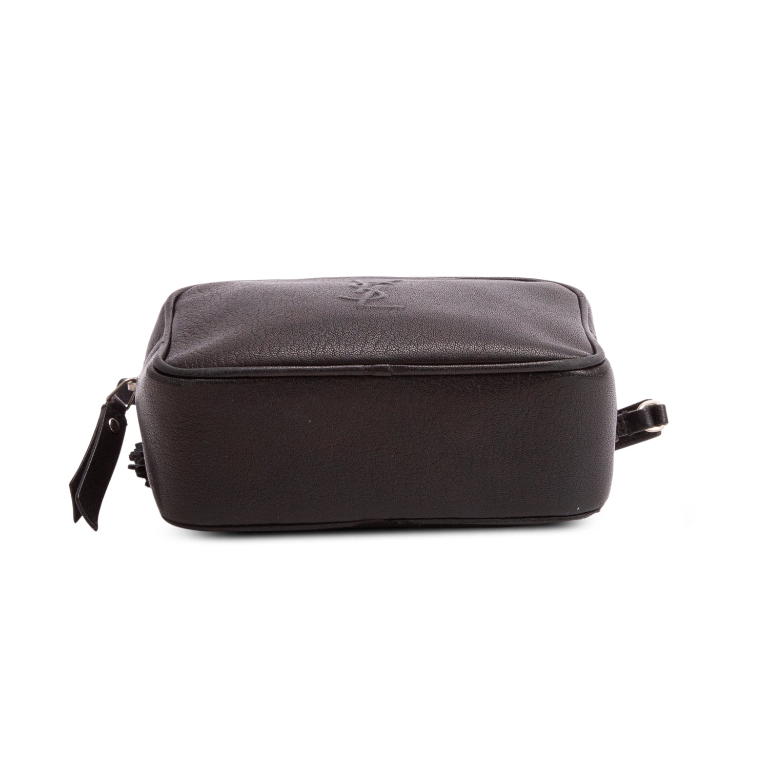 Saint Laurent Black Calskin Leather Lou Belt Bag w/ Box