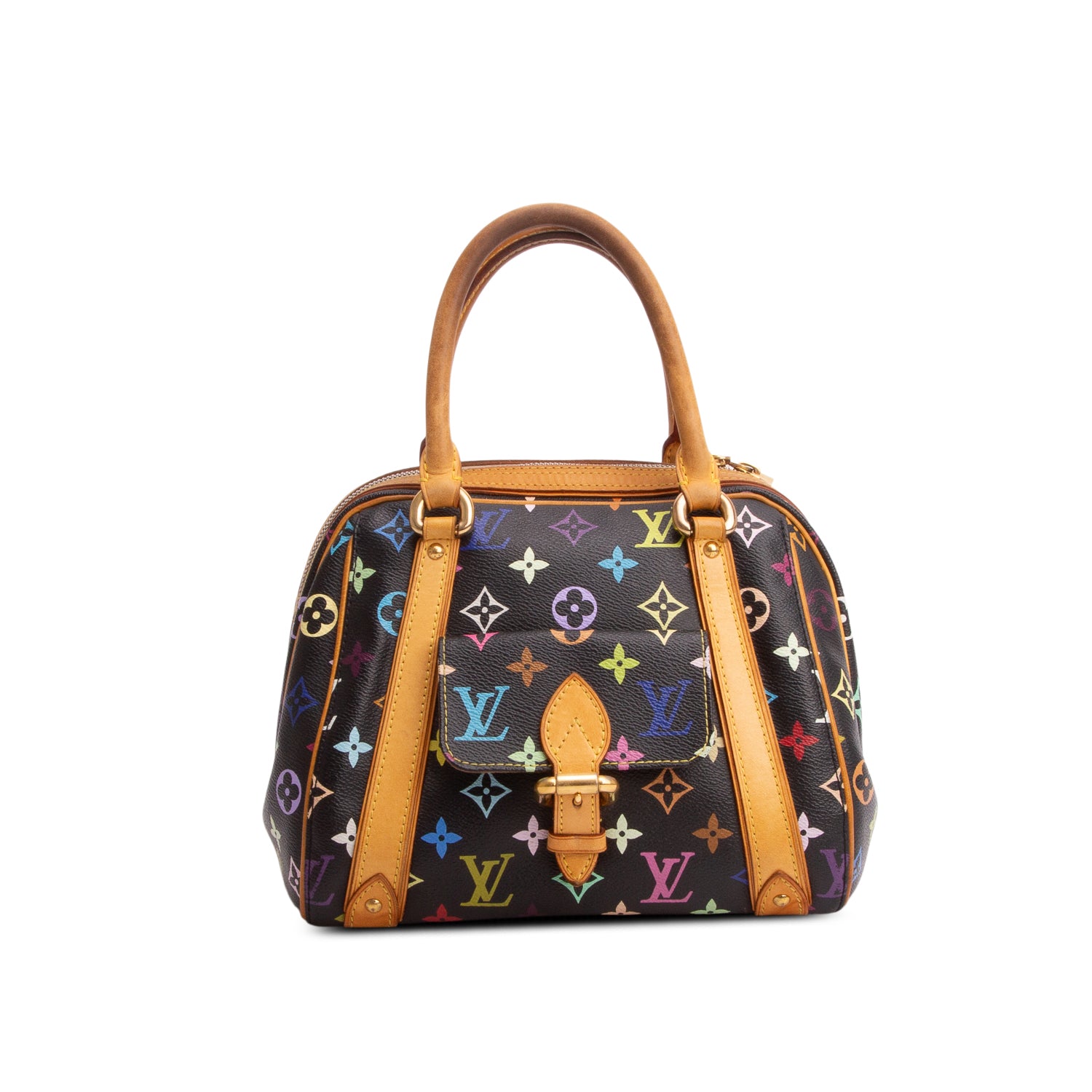 Louis Vuitton Black Monogram Multicolore Priscilla Bag